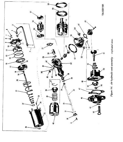 AirHydraulic Brake Booster Rebuild Kit M35